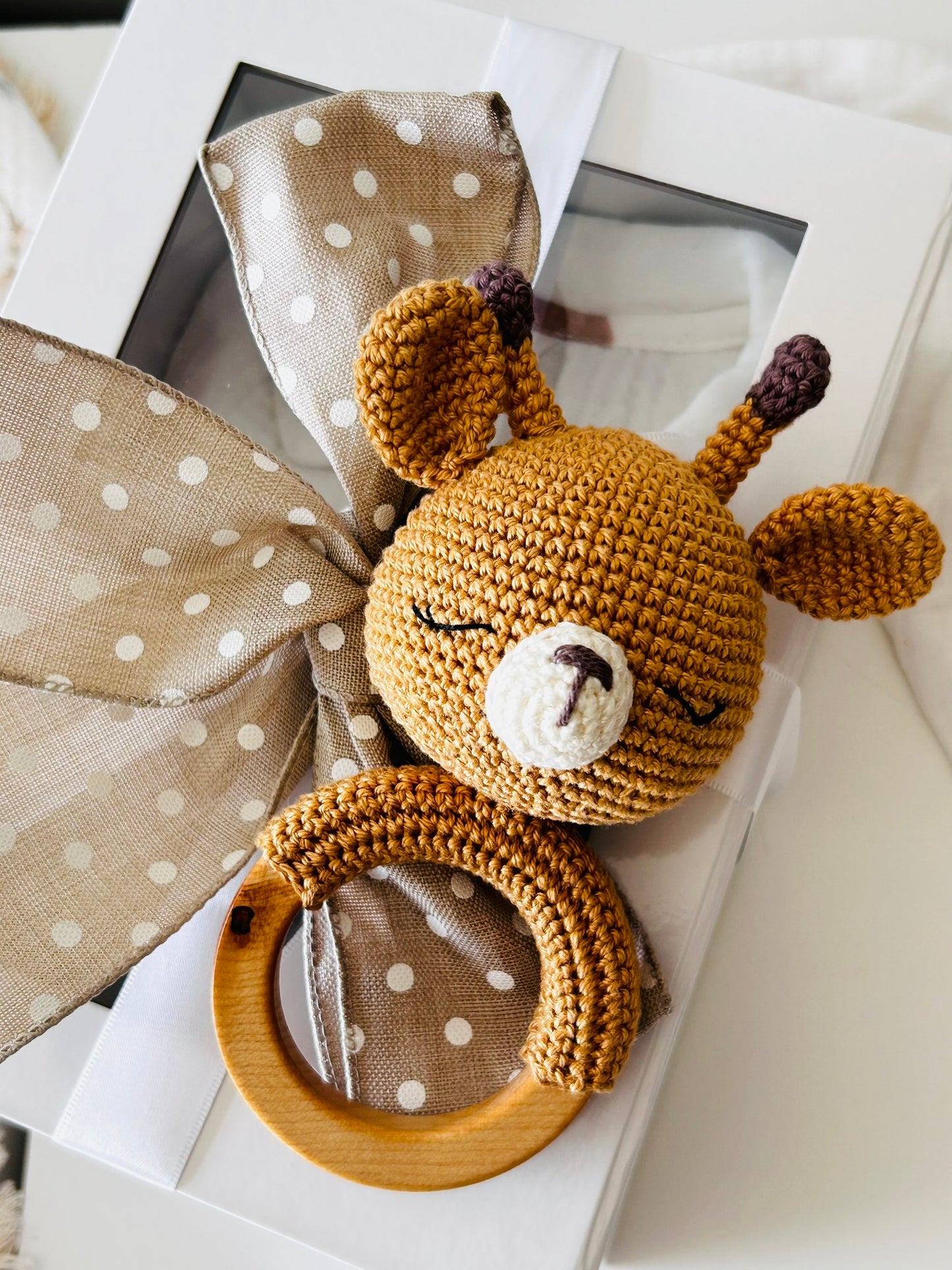 Giraffe Baby Rattle Teether