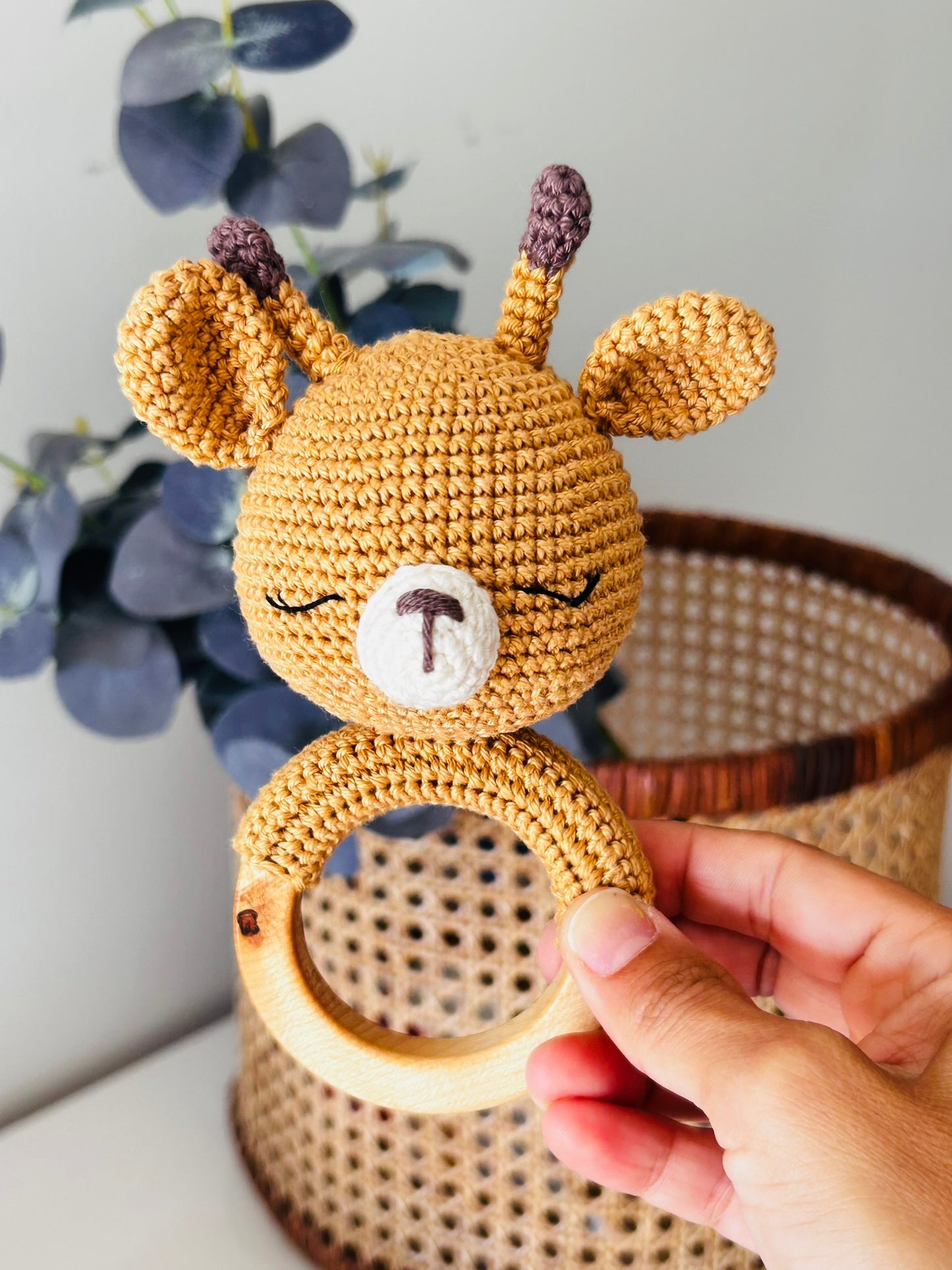 Giraffe Baby Rattle Teether