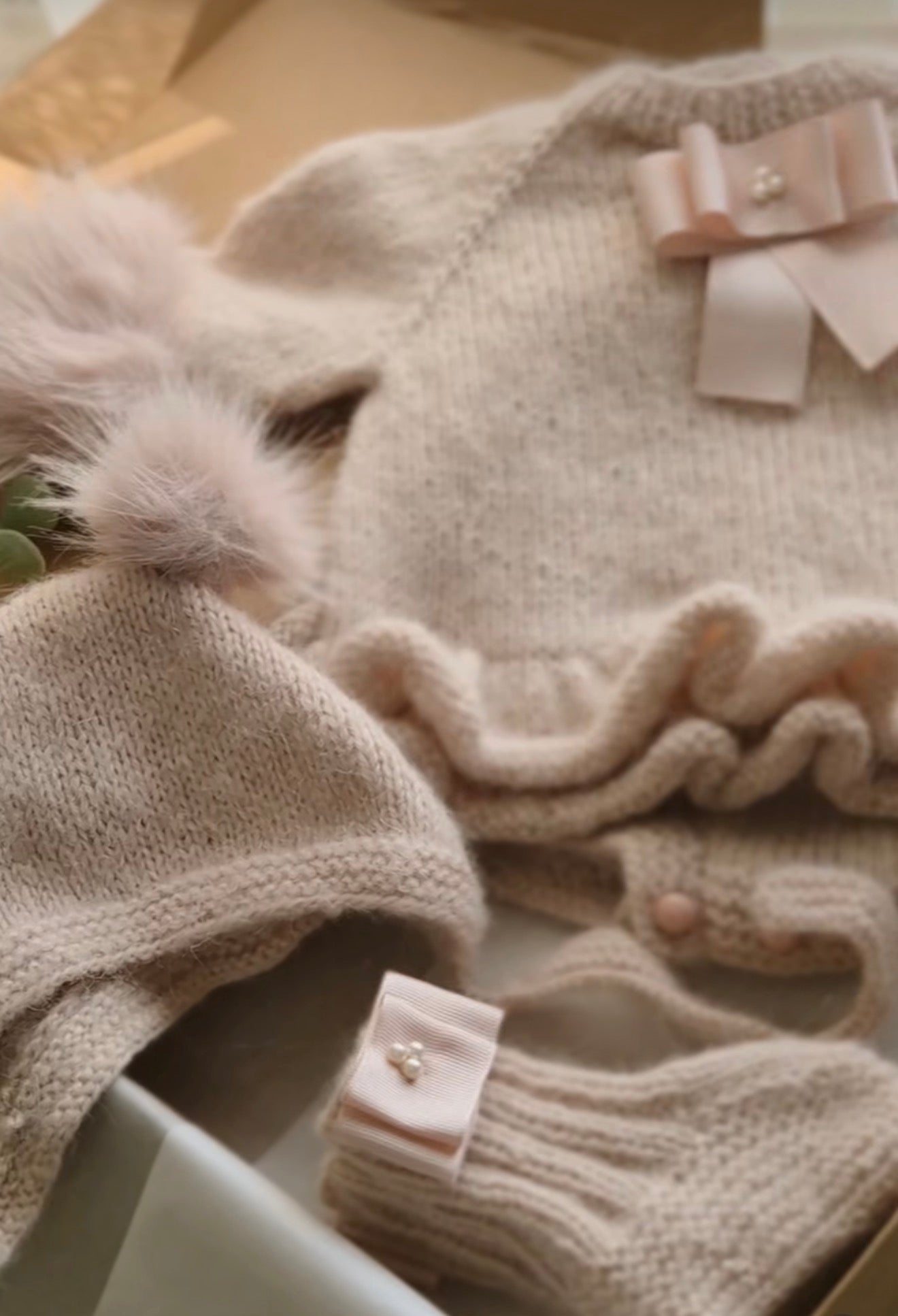 Handknit Parisian Lady Outfit-Alpaca