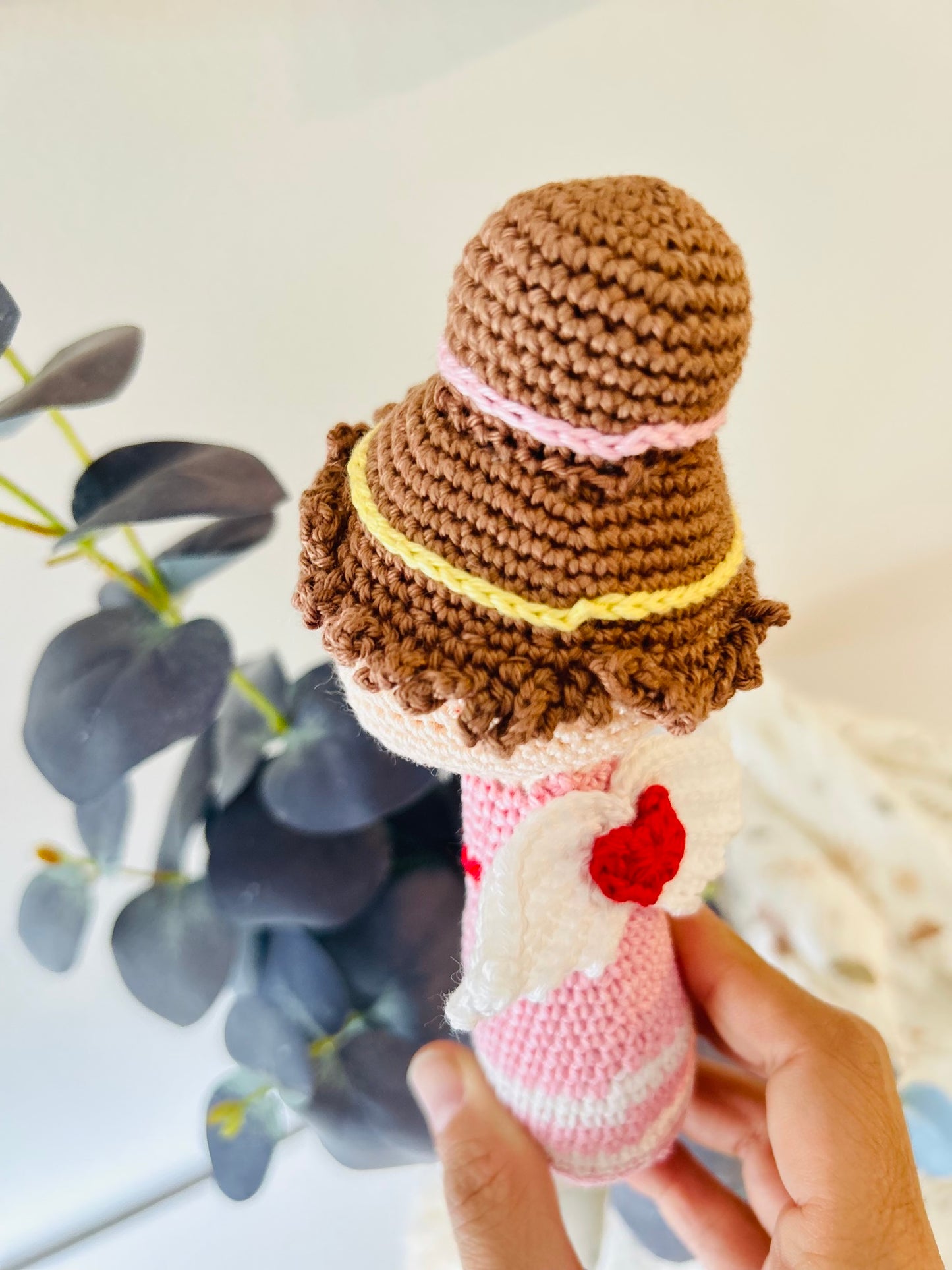 Crochet Angel Rattle