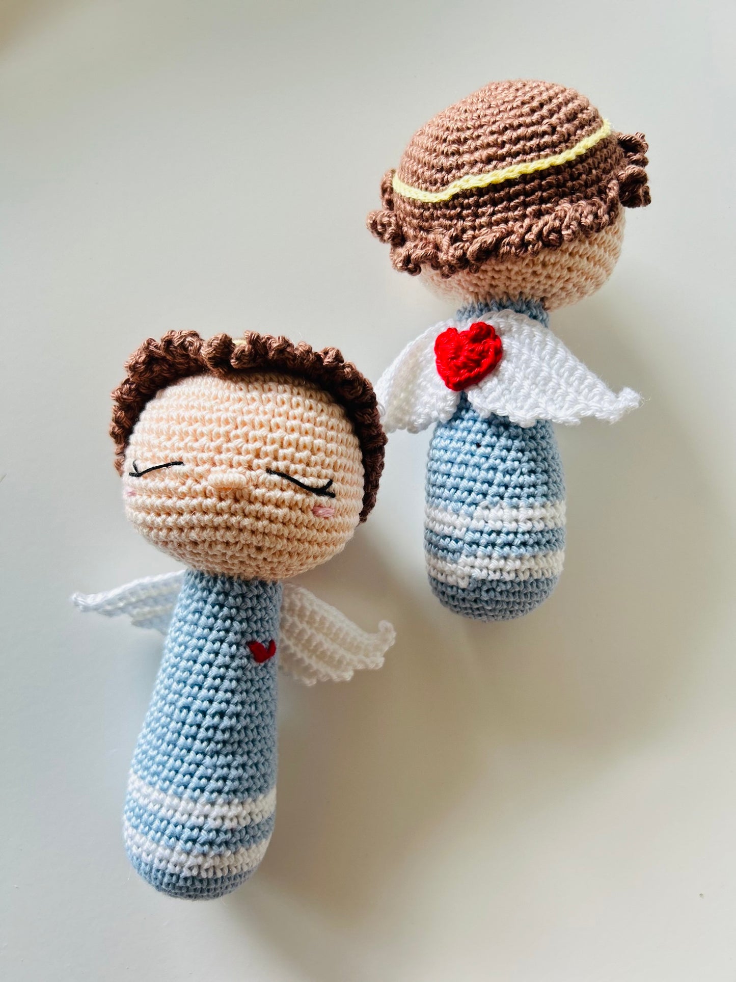 Crochet Angel Rattle