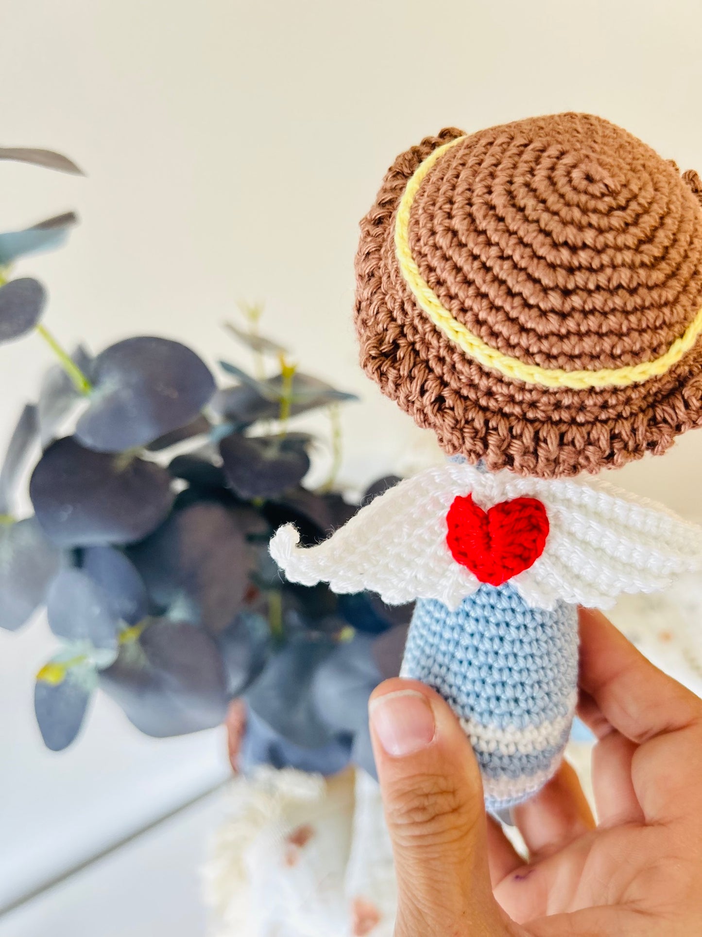 Crochet Angel Rattle