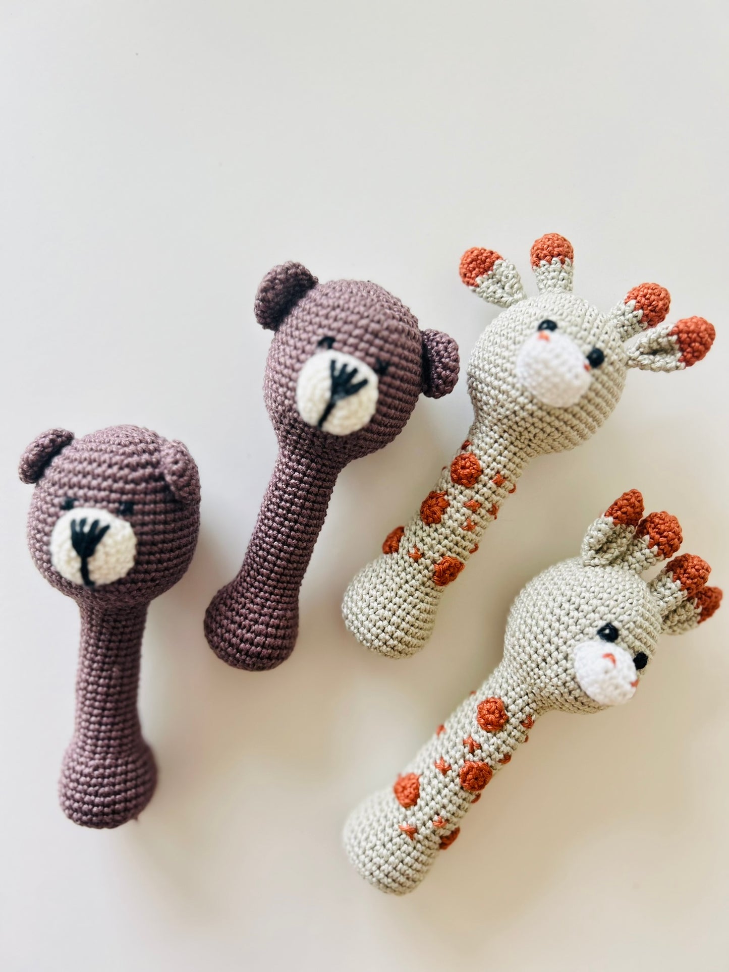 Crochet Animal Rattle