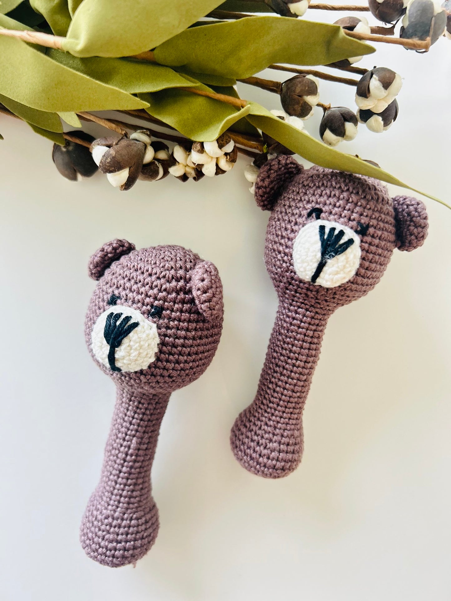 Crochet Animal Rattle