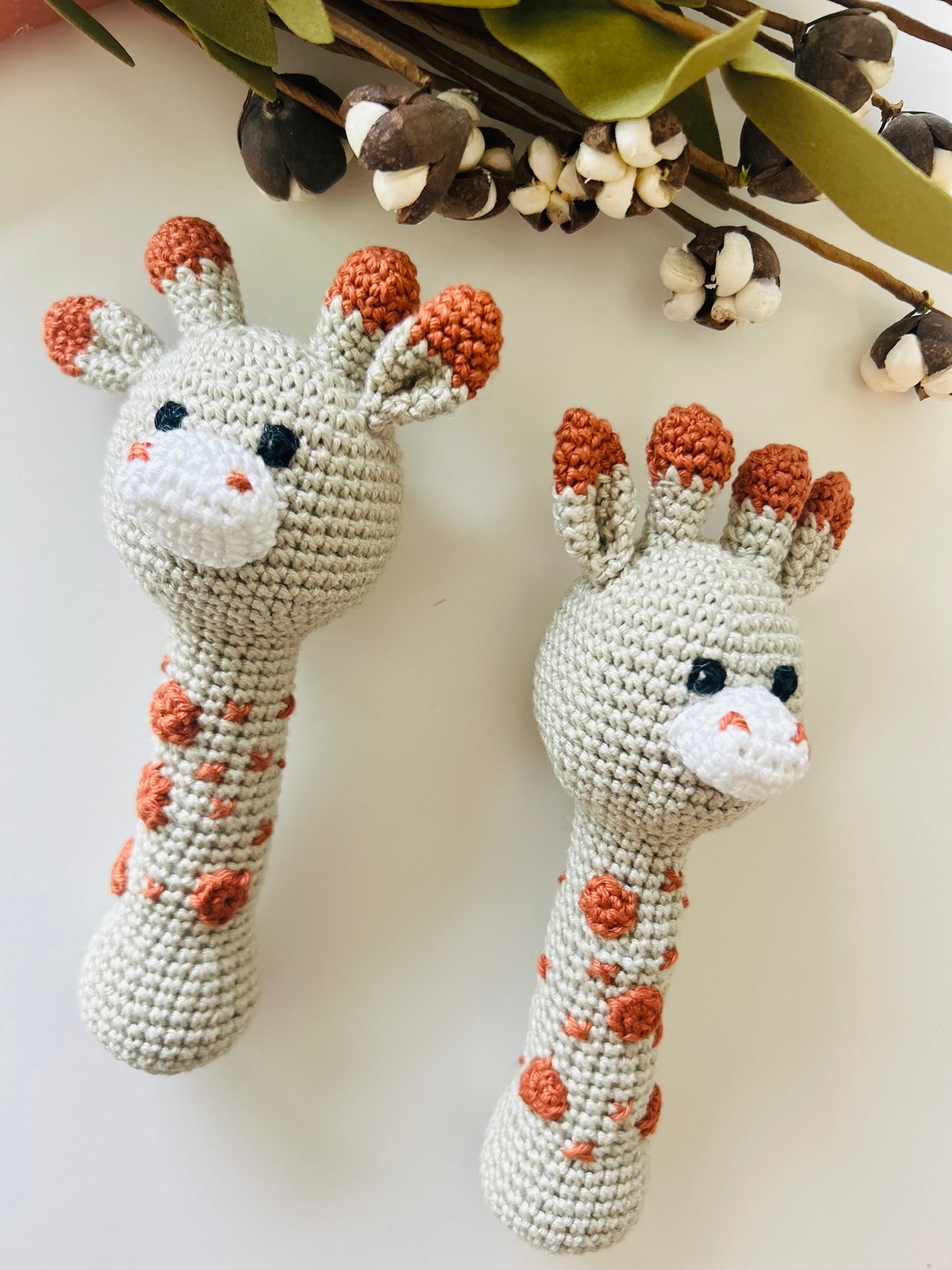 Crochet Animal Rattle