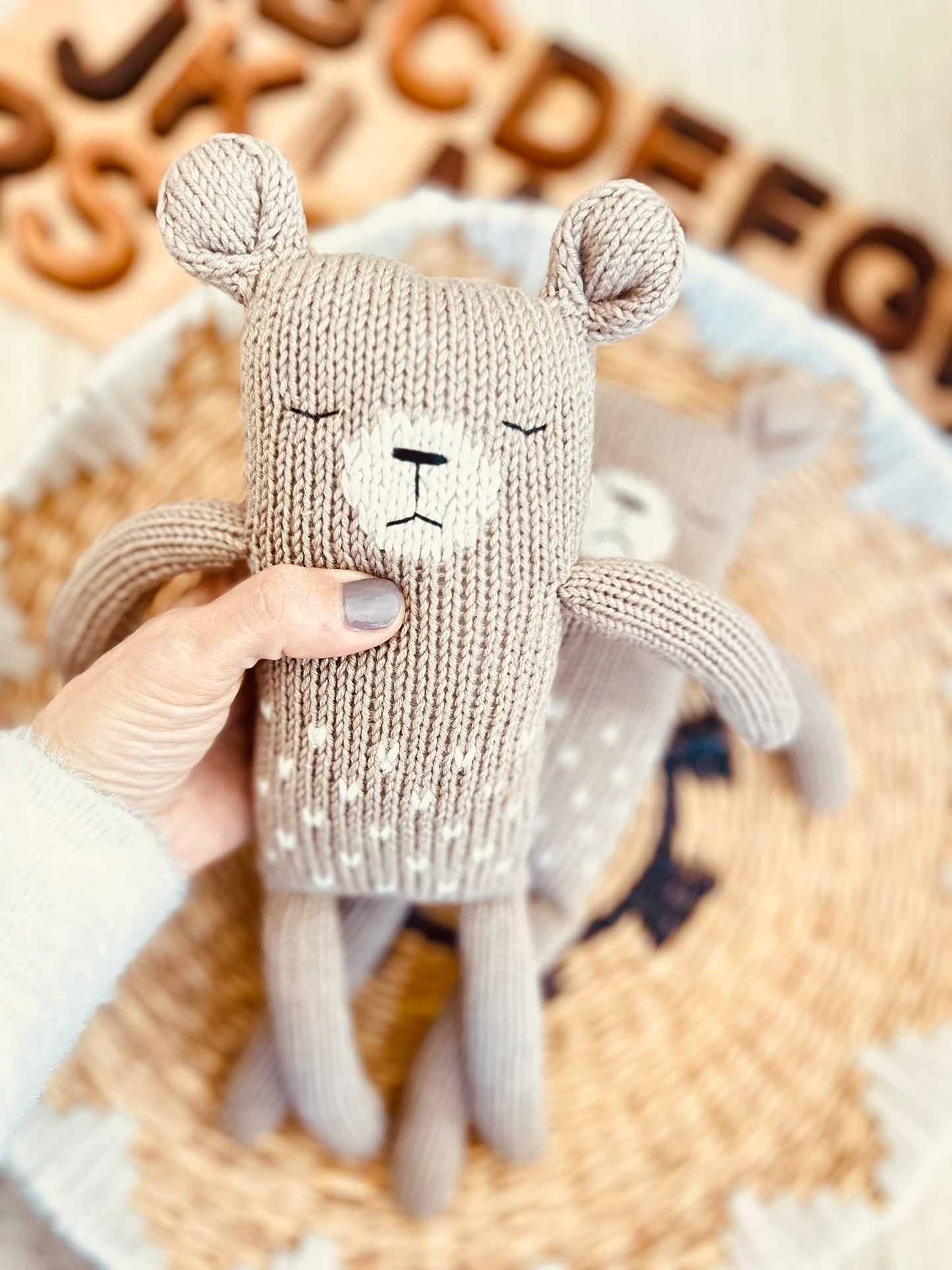 Hand-Knit Plush Dolls & Stuffed Animals