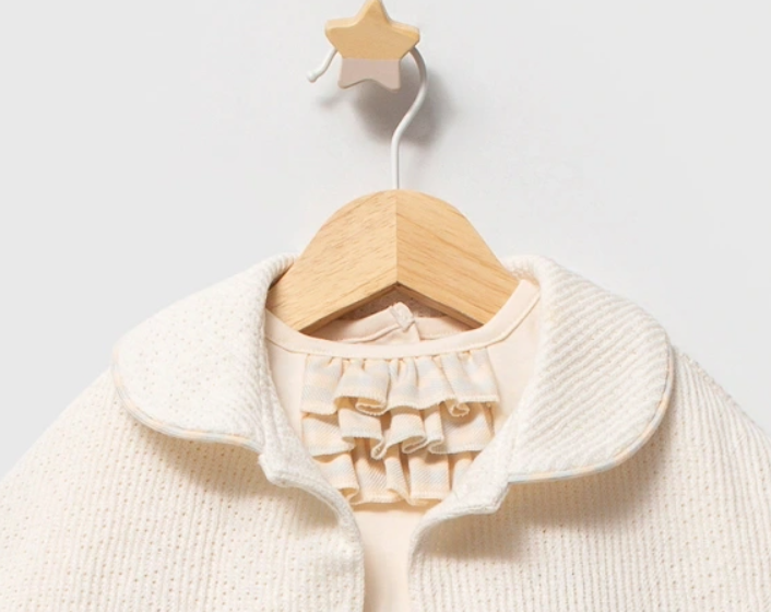 Baby Gingham 3-Piece Set | Ruffle Long Sleeve Top, Cape & Pants