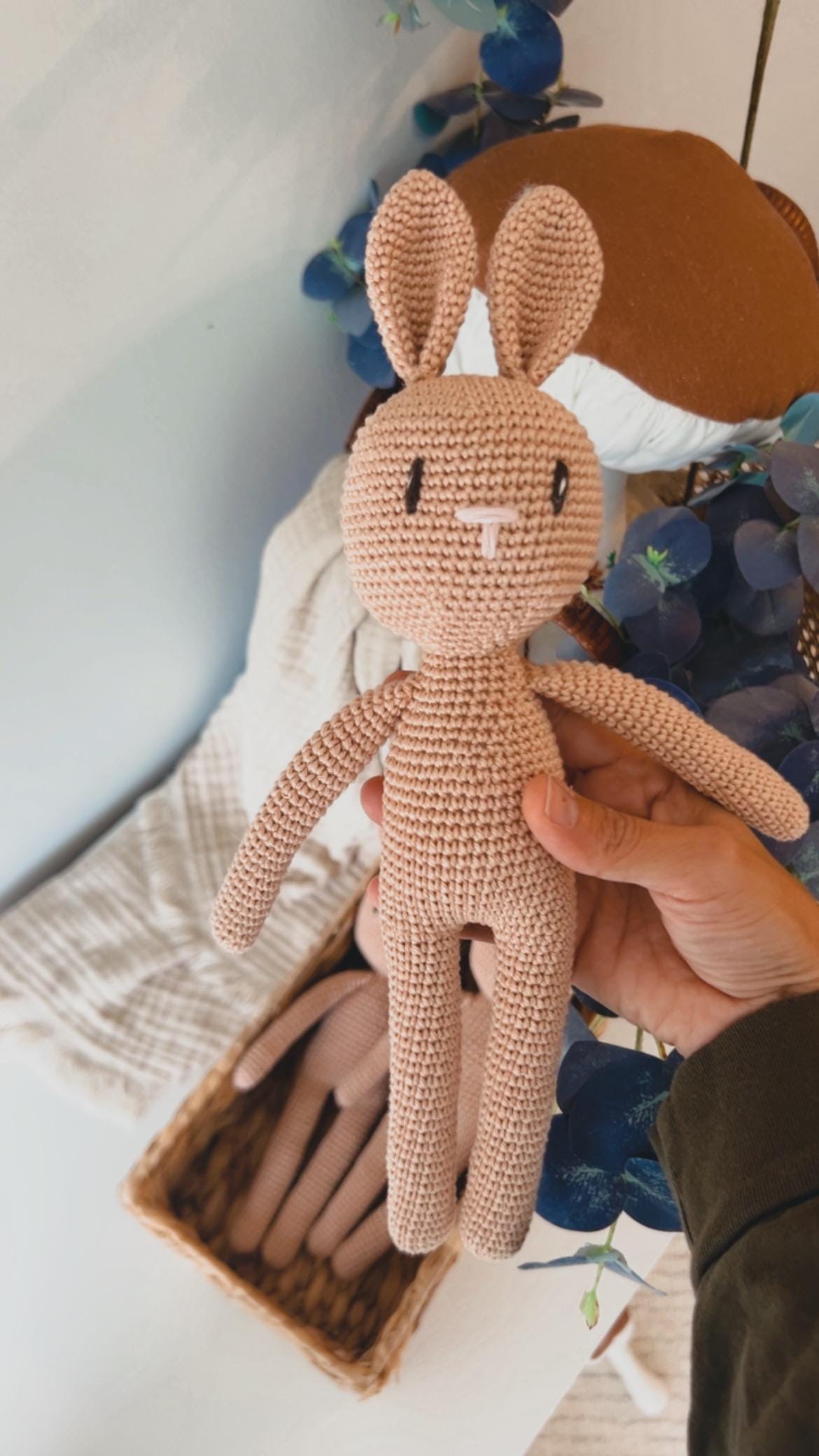 Amigurumi Baby Bunny Doll, Bunny Doll For Girls