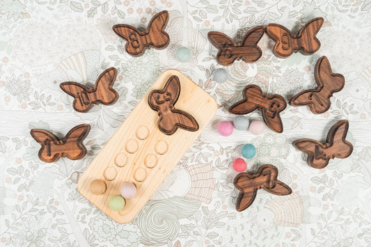 Wooden Counting Board for Toddlers, Learning to count
