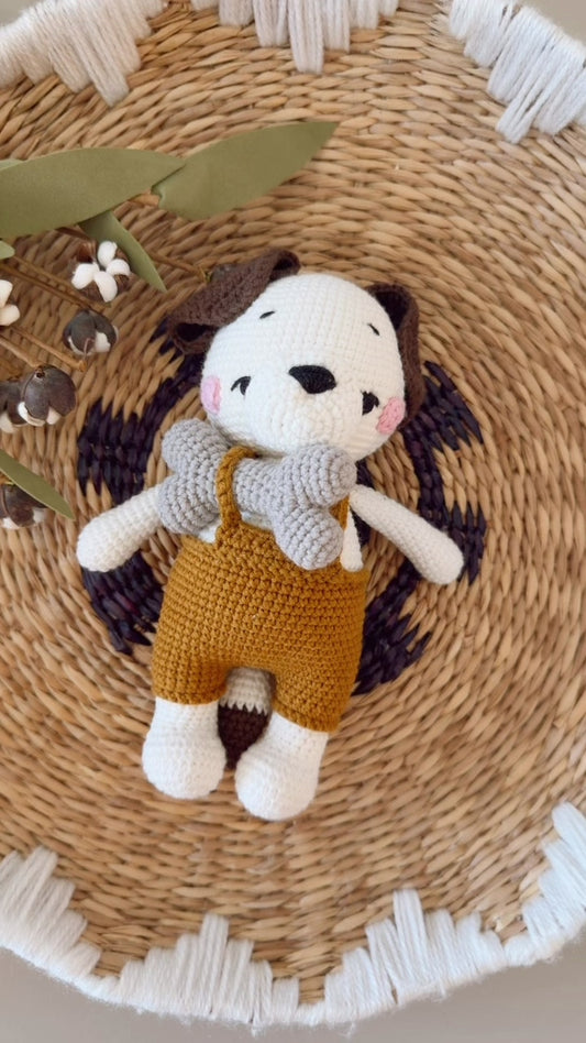 Amigurumi Puppy with Bone
